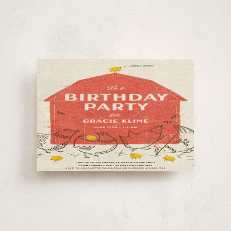Children's Birthday Party Postcards