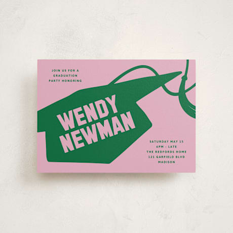Graduation Party Invitation Postcards