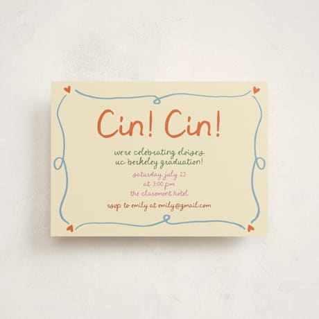 Graduation Party Invitation Postcards