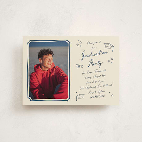 Graduation Party Invitation Postcards