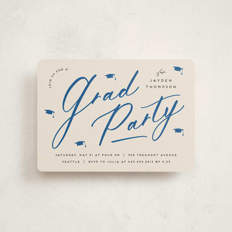 Petite Graduation Party Invitations