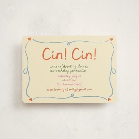 Petite Graduation Party Invitations