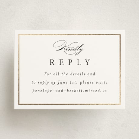 Foil-Pressed Mini Enclosure Cards