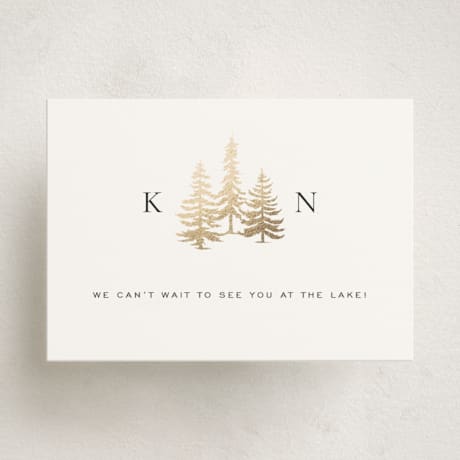 Foil-Pressed Mini Enclosure Cards