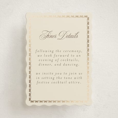 Foil-Pressed Mini Enclosure Cards