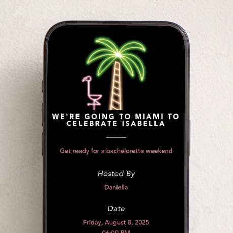 Online Bachelorette Party Invitations