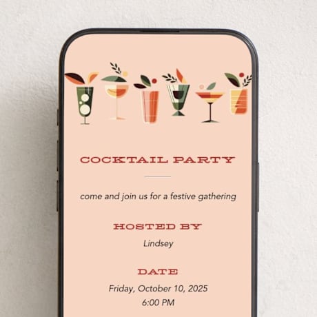 Online Dinner and Cocktail Party Invitations