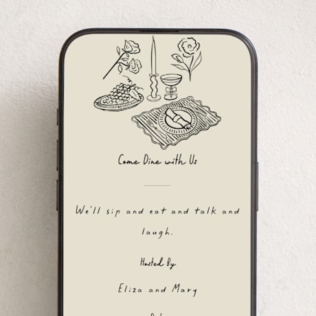 Online Dinner and Cocktail Party Invitations