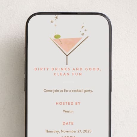 Online Dinner and Cocktail Party Invitations