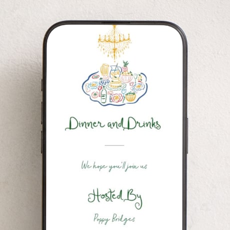 Online Dinner and Cocktail Party Invitations