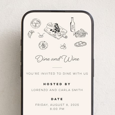 Online Dinner and Cocktail Party Invitations