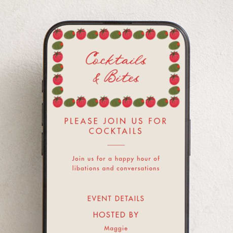 Online Dinner and Cocktail Party Invitations