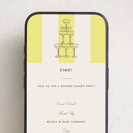 Online Dinner and Cocktail Party Invitations