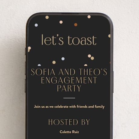 Online Engagement Party Invitations