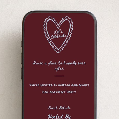 Online Engagement Party Invitations