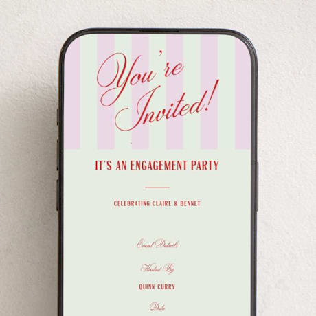 Online Engagement Party Invitations
