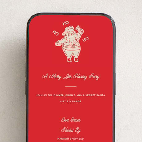 Online Holiday Party Invitations