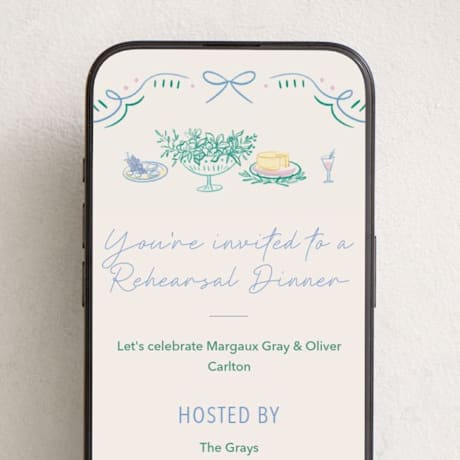 Online Rehearsal Dinner Invitations