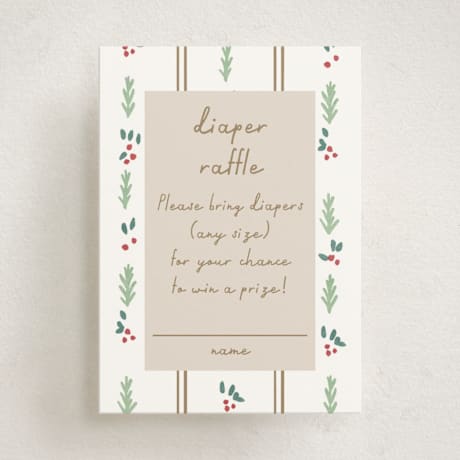 Mini Baby Shower Insert Cards
