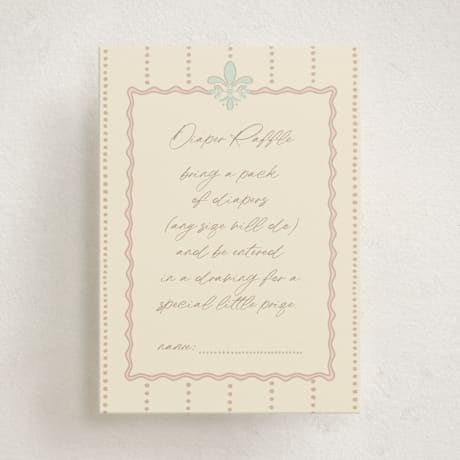 Mini Baby Shower Insert Cards