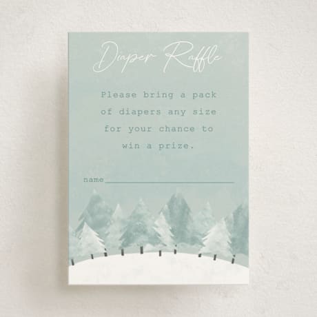 Mini Baby Shower Insert Cards