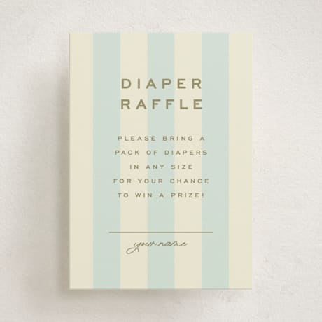 Mini Baby Shower Insert Cards