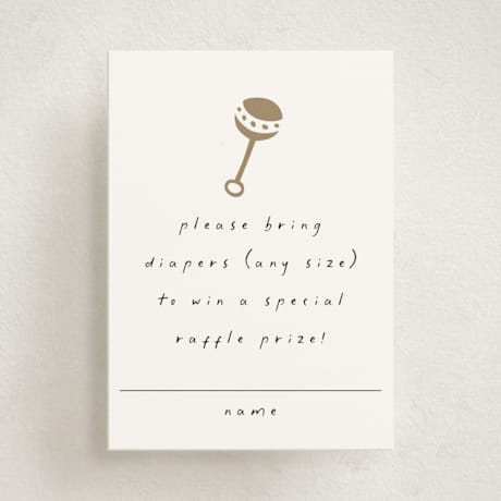 Mini Baby Shower Insert Cards