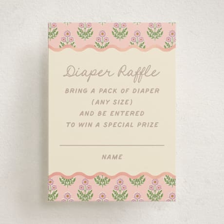 Mini Baby Shower Insert Cards