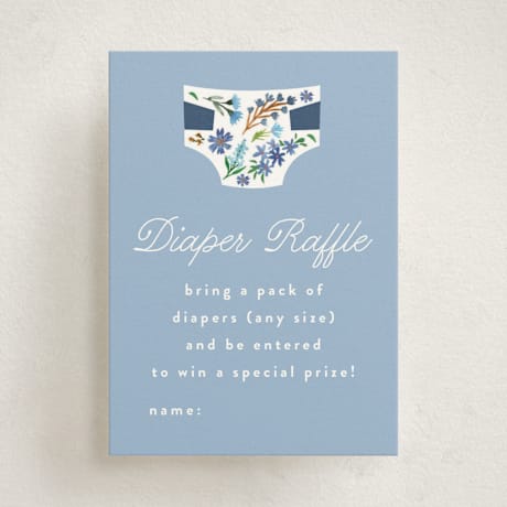 Mini Baby Shower Insert Cards