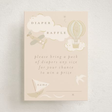 Mini Baby Shower Insert Cards