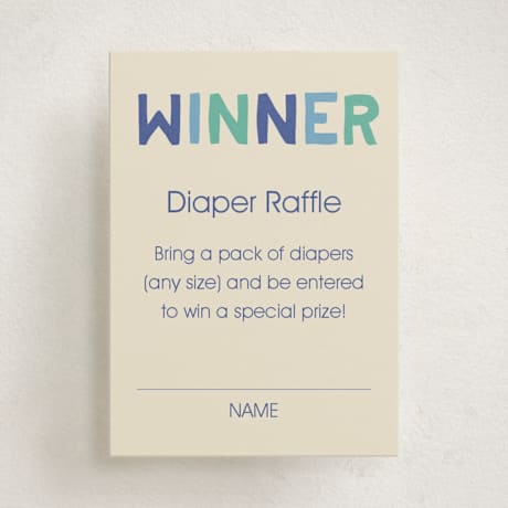 Mini Baby Shower Insert Cards