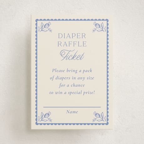 Mini Baby Shower Insert Cards