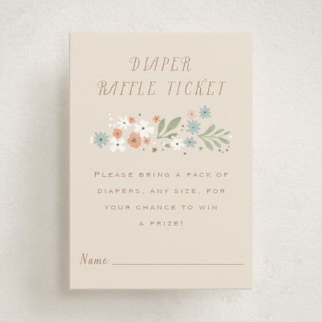 Mini Baby Shower Insert Cards