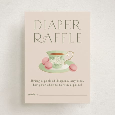 Mini Baby Shower Insert Cards