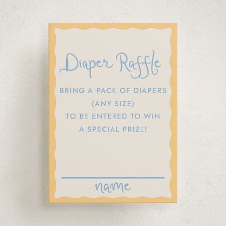 Mini Baby Shower Insert Cards