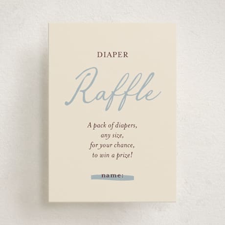 Mini Baby Shower Insert Cards