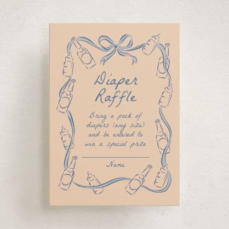 Mini Baby Shower Insert Cards