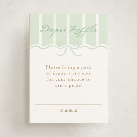 Mini Baby Shower Insert Cards
