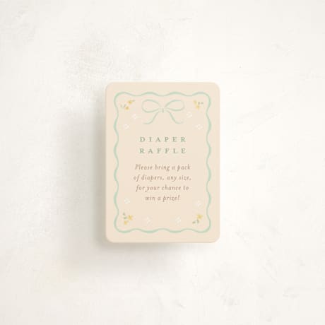 Mini Baby Shower Insert Cards