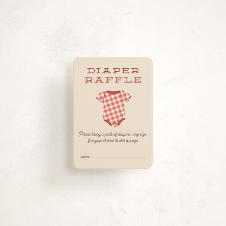 Mini Baby Shower Insert Cards