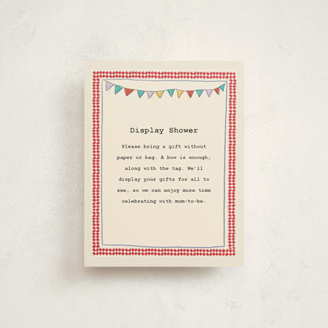 Baby Shower Insert Cards