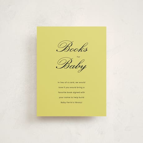 Baby Shower Insert Cards