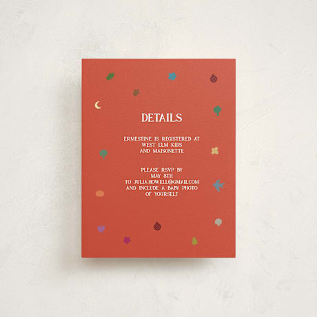 Baby Shower Insert Cards