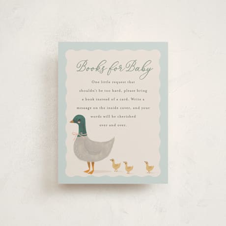 Baby Shower Insert Cards