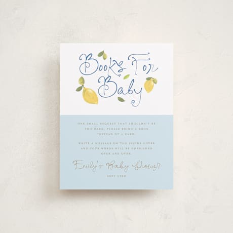 Baby Shower Insert Cards