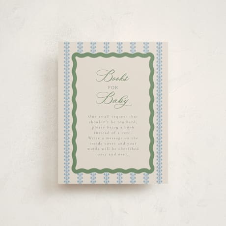 Baby Shower Insert Cards