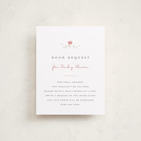 Baby Shower Insert Cards
