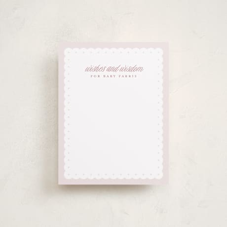 Baby Shower Insert Cards
