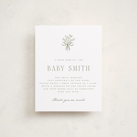 Baby Shower Insert Cards