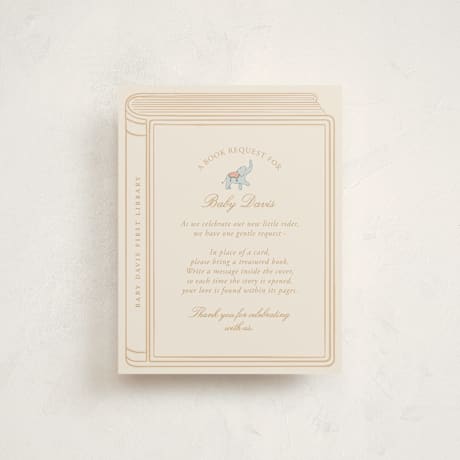 Baby Shower Insert Cards